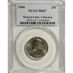 1966 25C MS67 PCGS
