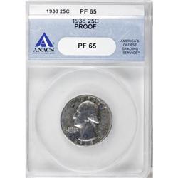 1938 25C PR65 ANACS