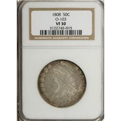 1808 50C VF30 NGC
