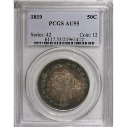 1819 50C AU55 PCGS