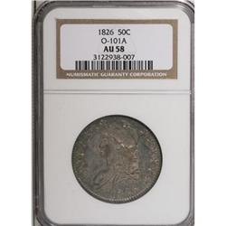 1826 50C AU58 NGC