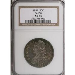 1831 50C AU53 NGC