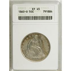 1860-O 50C XF45 ANACS