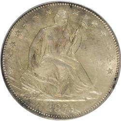 1875-S 50C MS63 PCGS