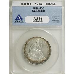 1880 50C AU50 ANACS