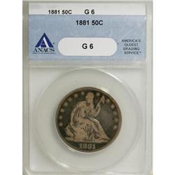 1881 50C G6 ANACS