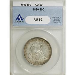 1890 50C AU50 ANACS