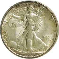 1933-S 50C AU58 ANACS