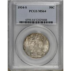 1934-S 50C MS64 PCGS