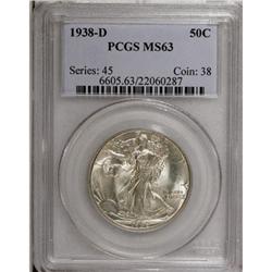1938-D 50C MS63 PCGS