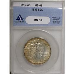 1939 50C MS66 ANACS