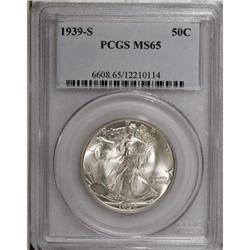 1939-S 50C MS65 PCGS