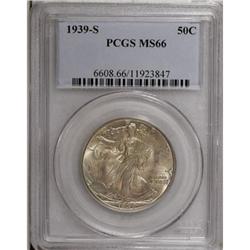 1939-S 50C MS66 PCGS