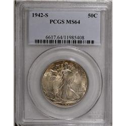 1942-S 50C MS64 PCGS