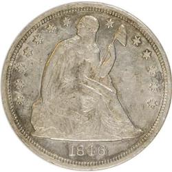 1846 $1 XF45 NGC