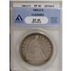 Image 1 : 1860-O $1 XF40 ANACS