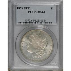 1878 8TF $1 MS64 PCGS
