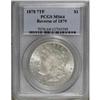 Image 1 : 1878 7TF $1 Reverse of 1879 MS64 PCGS