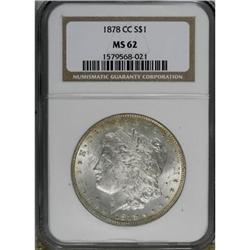 1878-CC $1 MS62 NGC