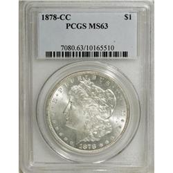 1878-CC $1 MS63 PCGS