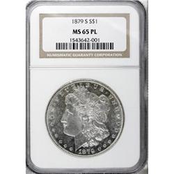 1879-S $1 Prooflike MS65 NGC