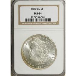 1880-CC $1 MS64 NGC