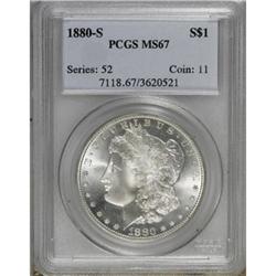1880-S $1 MS67 PCGS