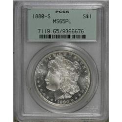 1880-S $1 Prooflike MS65 PCGS