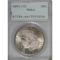 1881-CC $1 MS64 PCGS