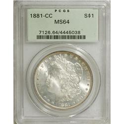 1881-CC $1 MS64 PCGS