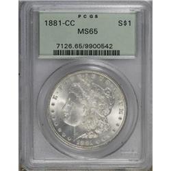 1881-CC $1 MS65 PCGS