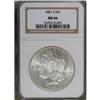 Image 1 : 1881-S $1 MS66 NGC