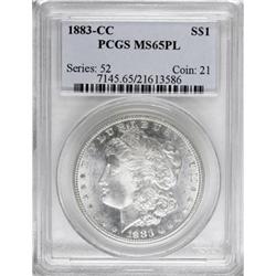 1883-CC $1 Prooflike MS65 PCGS
