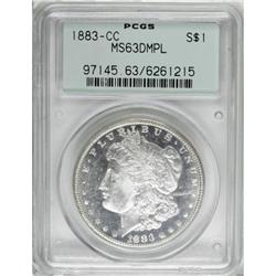 1883-CC $1 Deep Mirror Prooflike MS63 PCGS
