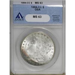 1884-CC $1 MS63 ANACS