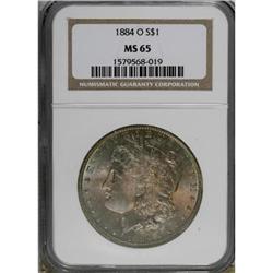 1884-O $1 MS65 NGC