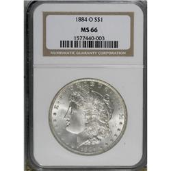 1884-O $1 MS66 NGC