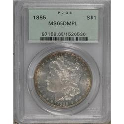 1885 $1 Deep Mirror Prooflike MS65 PCGS