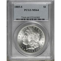 1885-S $1 MS64 PCGS