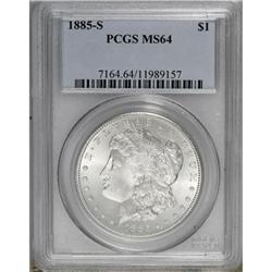 1885-S $1 MS64 PCGS