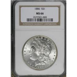 1886 $1 MS66 NGC