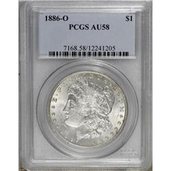 1886-O $1 AU58 PCGS