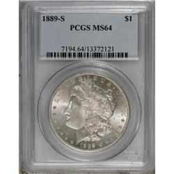 1889-S $1 MS64 PCGS