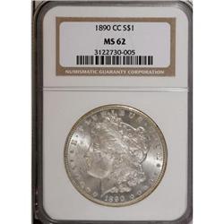 1890-CC $1 MS62 NGC