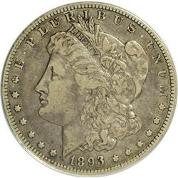 1893-O $1 VF30 ANACS