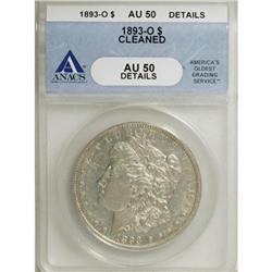 1893-O $1 AU50 ANACS