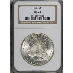 1896 $1 MS65 NGC