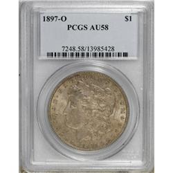 1897-O $1 AU58 PCGS