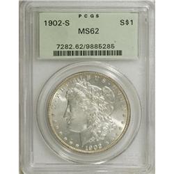 1902-S $1 MS62 PCGS