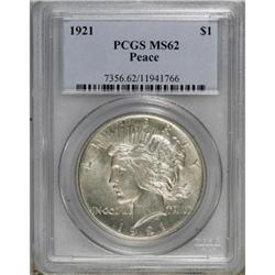 1921 $1 MS62 PCGS